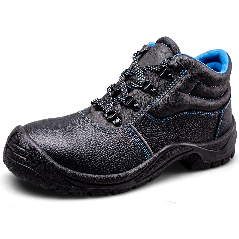 Blue wear-resistant anti-skid labor protection shoes