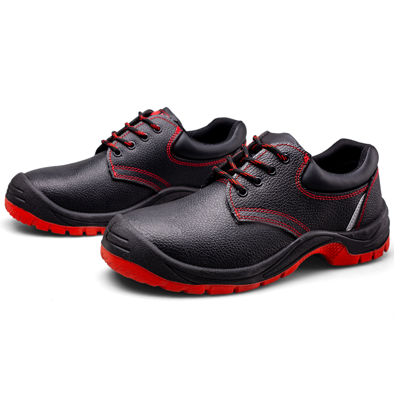 Red high temperature resistant anti-skid labor protection shoes