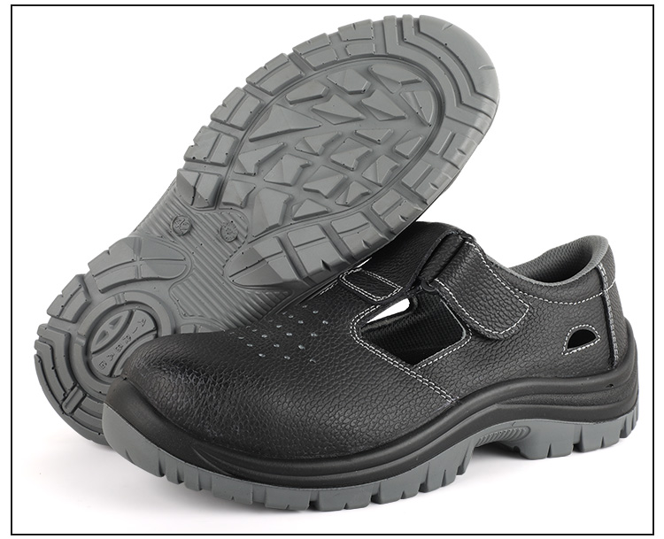 Breathable sandals and safety shoes