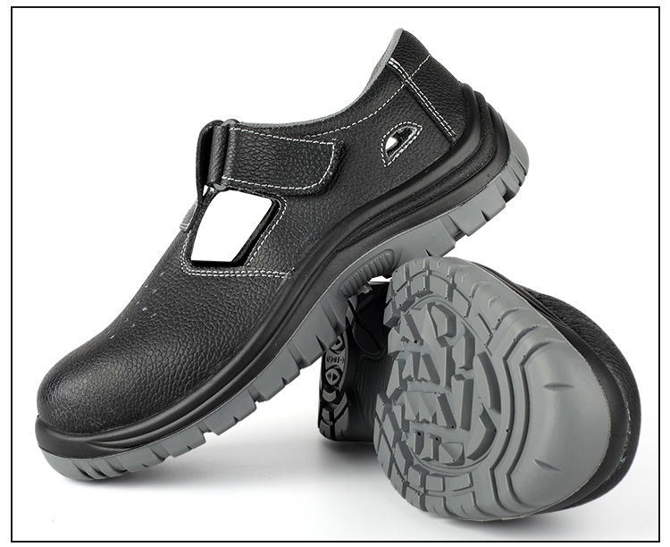 Breathable sandals and safety shoes